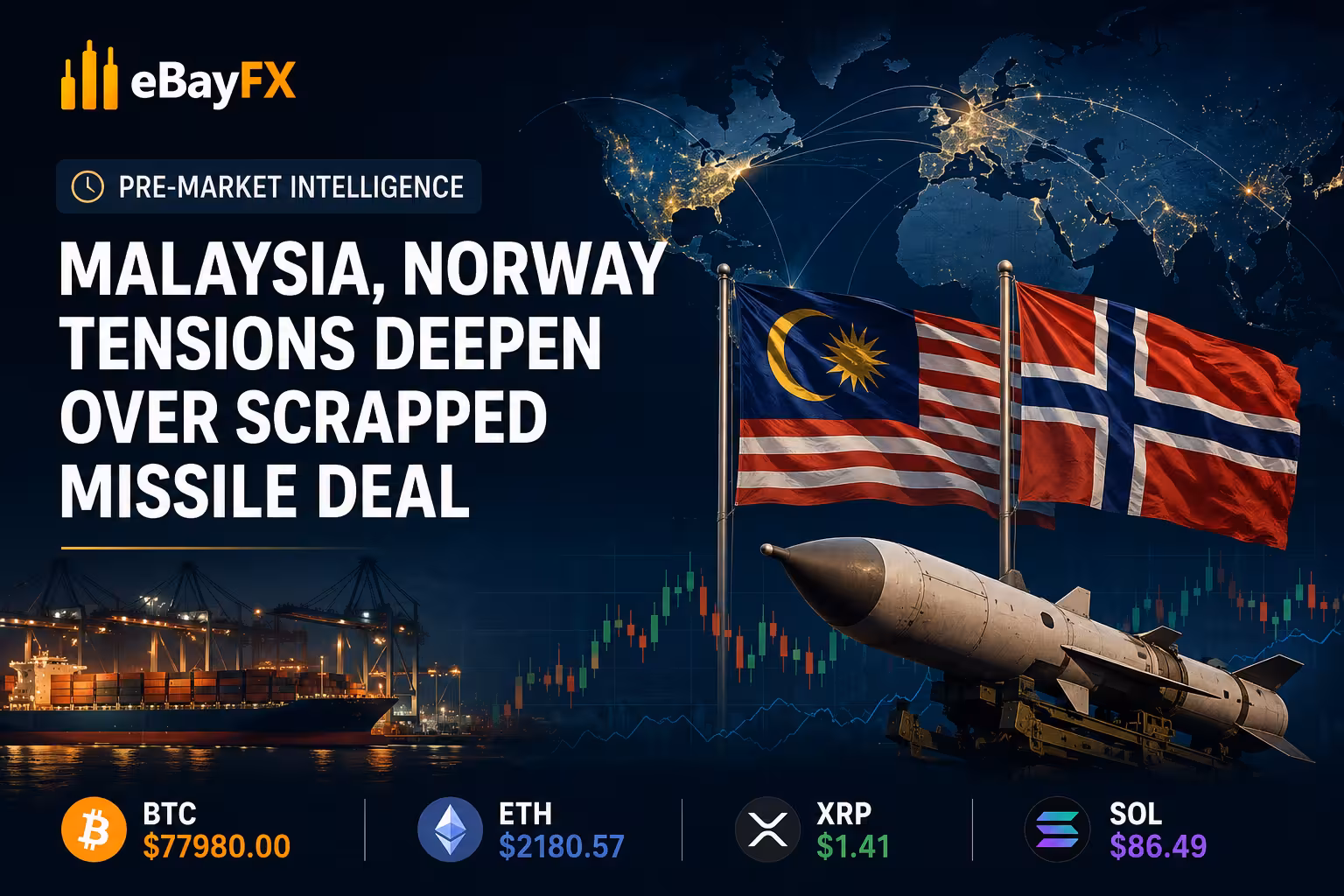 Pre-Market Intelligence: Malaysia, Norway Tensions Deepen Over Scrapped Missile Deal
