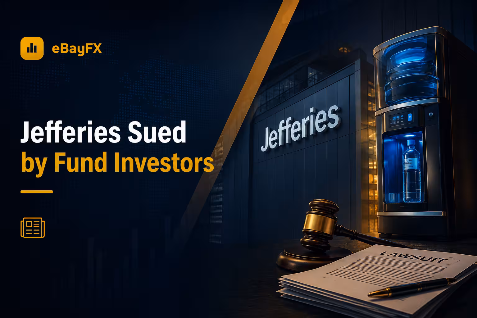 Closing Bell Report: Jefferies Sued by Fund Investors Alleging Water Firm Fraud
