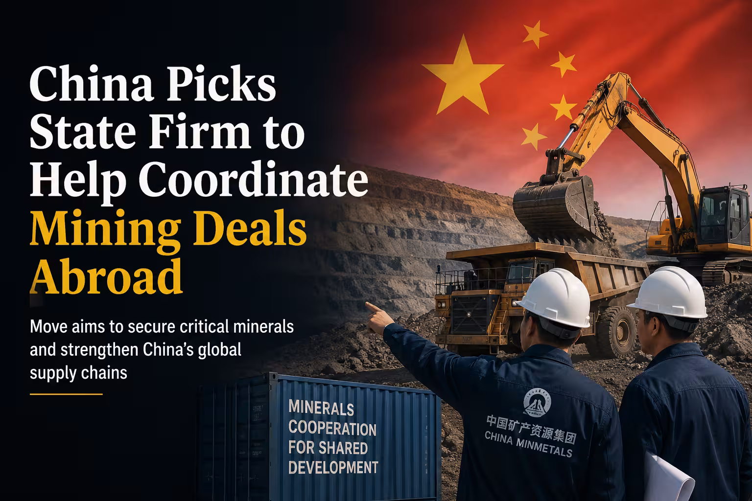 Pre-Market Intelligence: China Picks State Firm to Help Coordinate Mining Deals Abroad