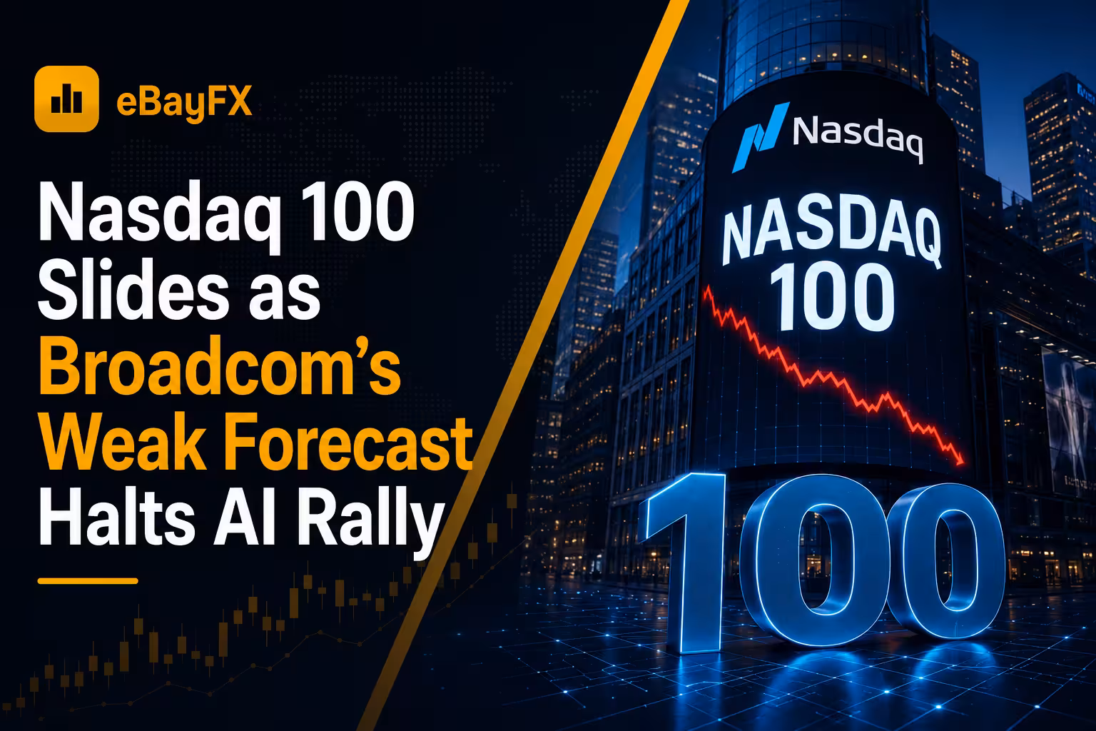Afternoon Finance Digest: Nasdaq 100 Slides as Broadcom’s Weak Forecast Halts AI Rally