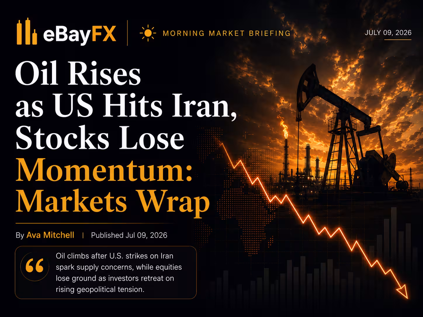 Pre-Market Intelligence: Oil Rises as US Hits Iran, Stocks Lose Momentum: Markets Wrap