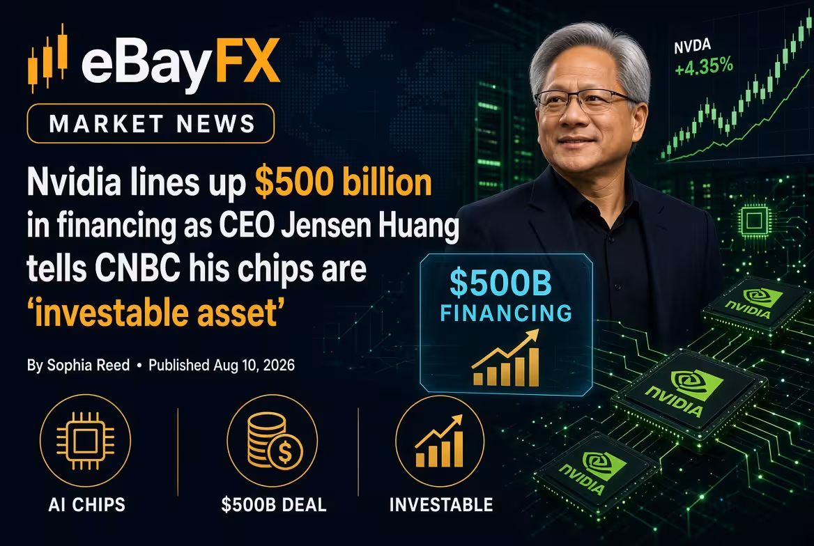 Nvidia lines up $500 billion in financing as CEO Jensen Huang tells CNBC his chips are ‘investable asset’