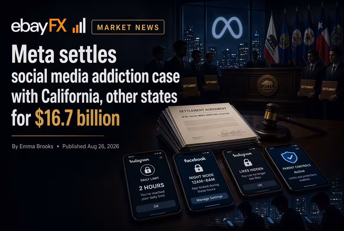 Meta settles social media addiction case with California, other states for $16.7 billion