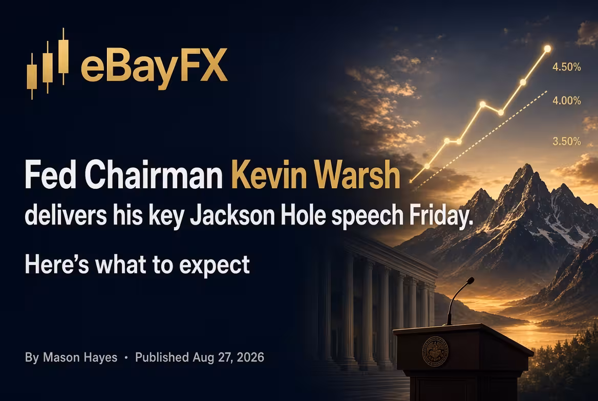 Fed Chairman Kevin Warsh delivers his key Jackson Hole speech Friday. Here's what to expect