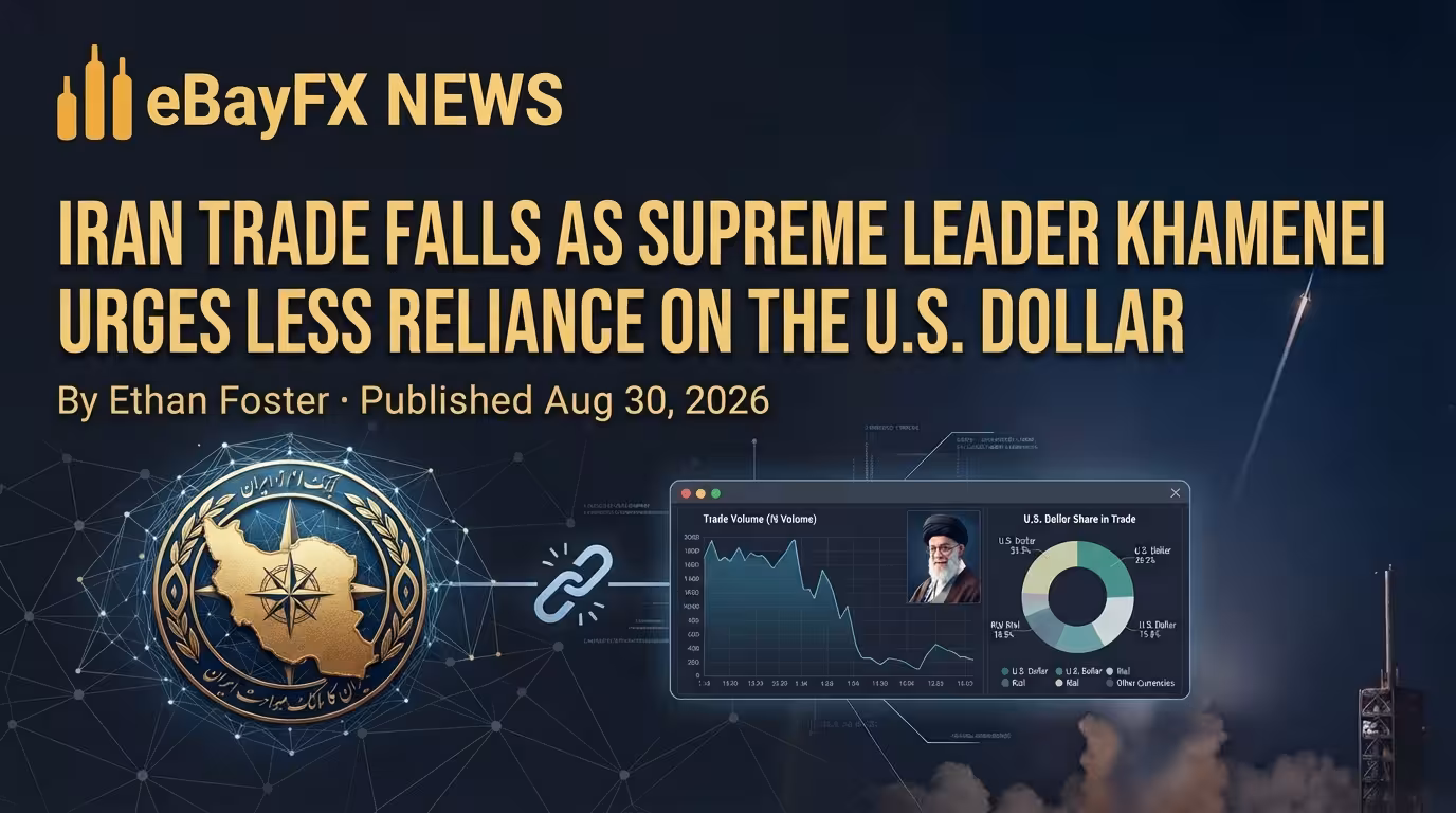 Iran trade falls as Supreme Leader Khamenei urges less reliance on the U.S. dollar
