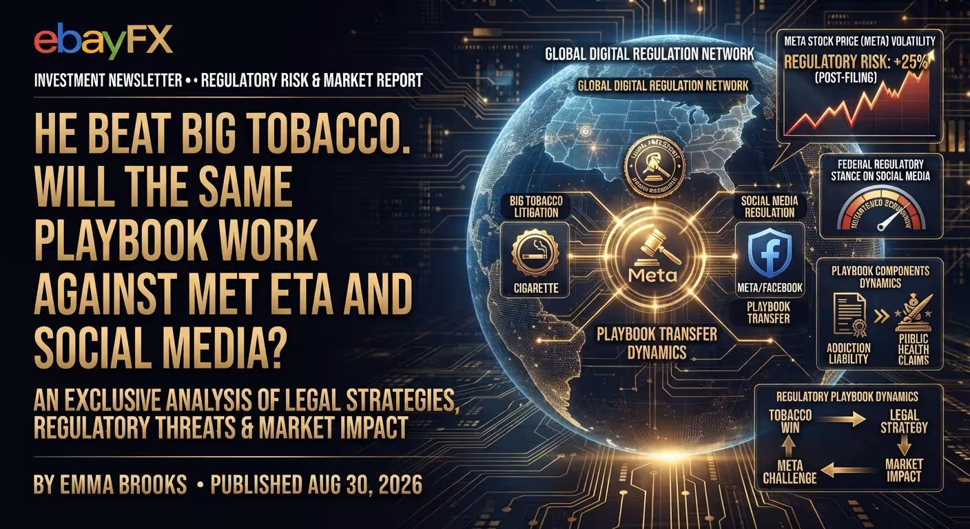 He beat Big Tobacco. Will the same playbook work against Meta and social media?