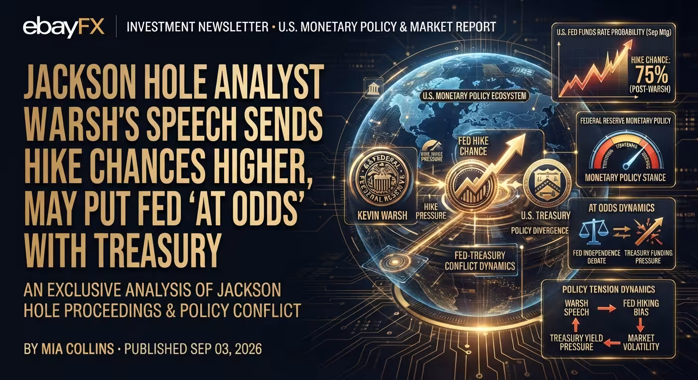 Jackson Hole analyst roundup: Warsh's speech sends hike chances higher, may put Fed 'at odds' with Treasury