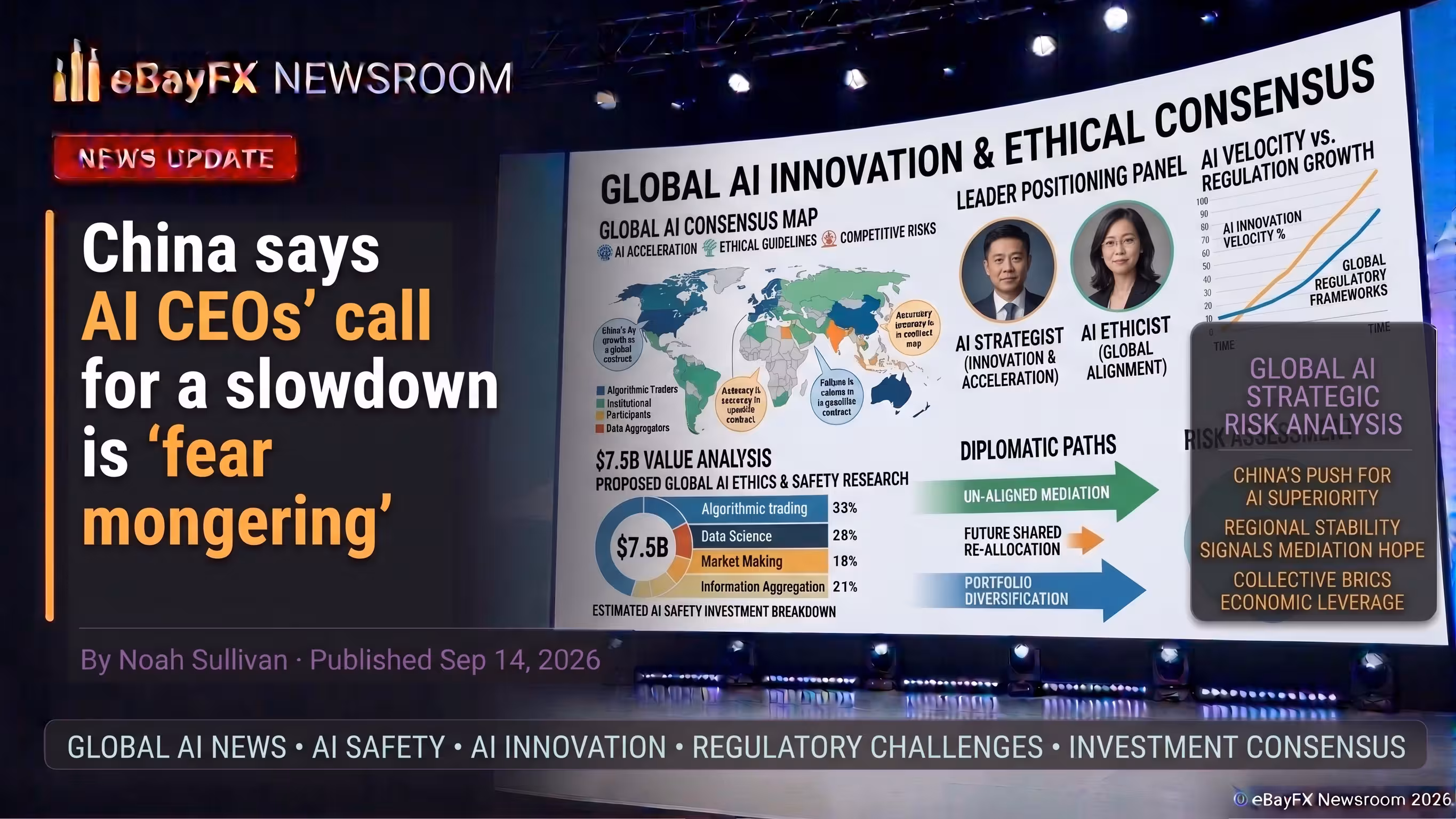 China says AI CEOs' call for a slowdown is 'fear mongering'