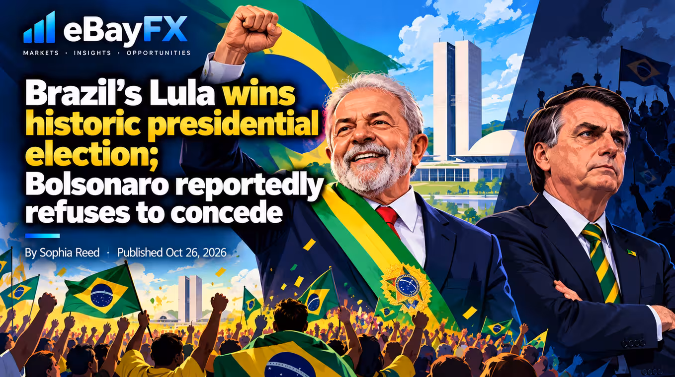 Brazil's Lula wins historic presidential election; Bolsonaro reportedly refuses to concede