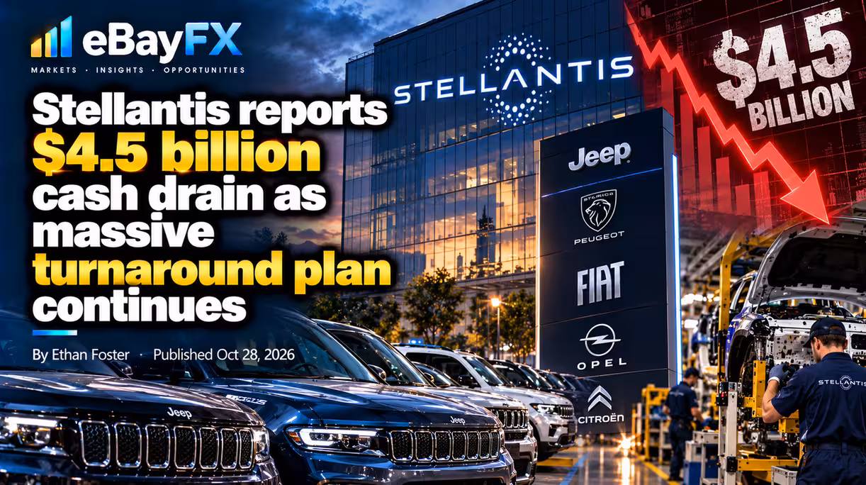 Stellantis reports $4.5 billion cash drain as massive turnaround plan continues